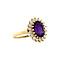 vintage Lady Di ring 14 kt - Violet