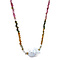 vintage Tourmaline necklace with pearl 14 kt