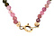 vintage Tourmaline necklace with pearl 14 kt