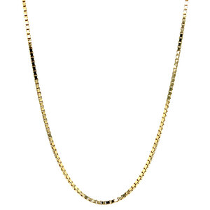 Gold venetian necklace 14 krt