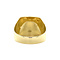 vintage Gouden ring met goudsteen 14 krt