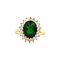 vintage Lady Di ring 14 kt - Moss