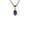 vintage Grace hanger 14 krt - Violet