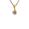 vintage Grace hanger 14 krt - Violet