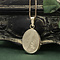 vintage Gold locket with engraving 14 krt