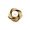 vintage Gouden ring met parel 14 krt