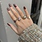 vintage Gouden ring met parel 14 krt