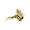 vintage Gold ring with pearl 14 krt