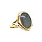 vintage Ring met opaal triplet 9 krt