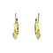 vintage Gold fisherman's hoop earrings 14 kt