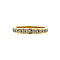 vintage Gold row ring with diamonds 14 krt