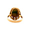 vintage Gold ring with quartz 18 kt