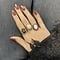 vintage Gouden ring met rookkwarts 14 krt