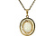 vintage Gold pendant with opal 14 carat