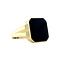 vintage Gouden zegelring met onyx 14 krt