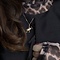 vintage Gold elephant pendant with sapphire 14 ct