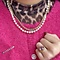 vintage Parel collier met gouden sluiting 14 krt