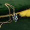 vintage Gold pendant with spinel 14 kt