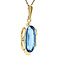 vintage Gold pendant with spinel 14 kt