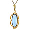 vintage Gold pendant with spinel 14 kt
