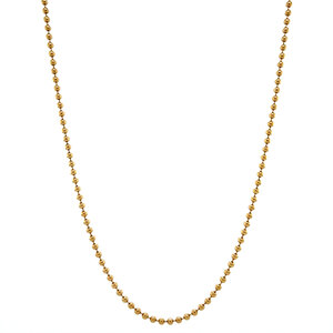 Gold balls necklace 18 krt