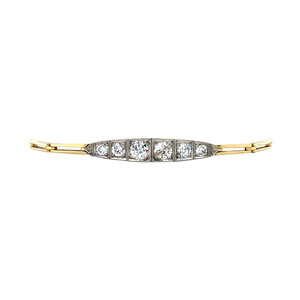 Gold bracelet with diamonds 14 krt