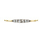 vintage Gold bracelet with diamonds 14 krt