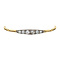 vintage Gold bracelet with diamonds 14 krt