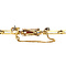 vintage Gold bracelet with diamonds 14 krt