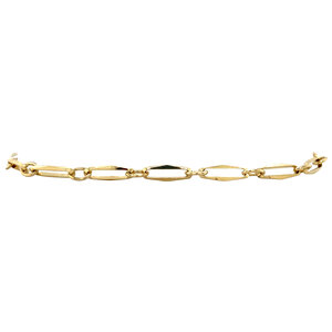 Gold Closed for ever bracelet 14 krt