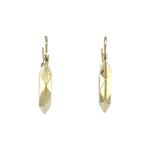 Gold fisherman earrings 14 krt