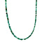 vintage Emerald necklace with gold clasp 14 krt