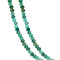 vintage Emerald necklace with gold clasp 14 krt