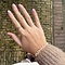 vintage Vintage parel armband met gouden sluiting 14 krt