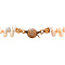 vintage Vintage pearl bracelet with 14-carat gold clasp