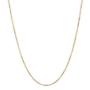 Gold anchor necklace 18 krt