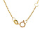 vintage Gouden anker collier 18 krt
