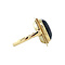 vintage Gouden ring met granaat 14 krt