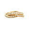 vintage Gold alliance ring with diamonds 14 krt