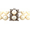 vintage Vintage pearl bracelet with clasp 12 kt