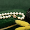 vintage Pearl bracelet with gold clasp 14 krt