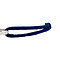 vintage Satijnen armband met witgouden schakel met diamant 14 krt