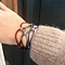vintage Bracelet with white gold link with diamonds 14 krt