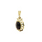 vintage Gold pendant with garnet 14 kt