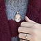 vintage Gold pendant with cameo 14 kt