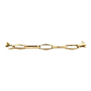Gold closed for ever bracelet 14 krt