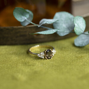 Audrey ring 14 kt - Solid Rock