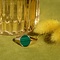 vintage Twiggy ring xs 14 kt - Royal Green