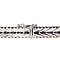 vintage White gold vintage entourage bracelet with diamond 14 kt