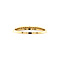 vintage Gouden memoire ring met diamant 18 krt